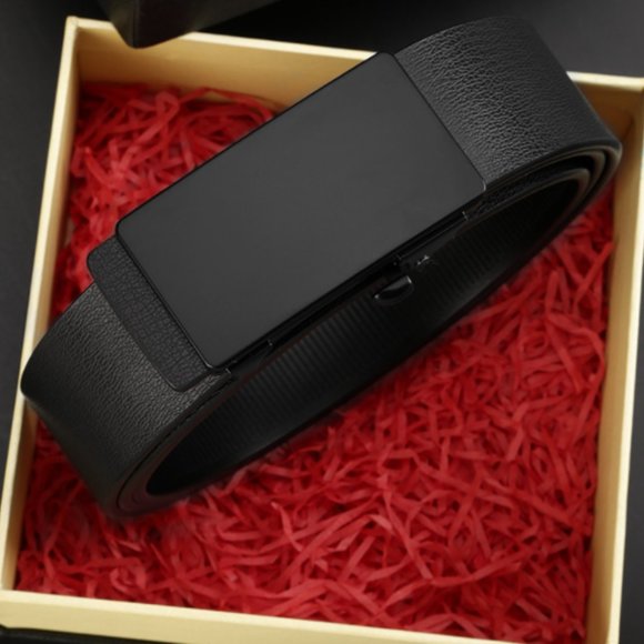 Men's belt cowhide belt men's all-match